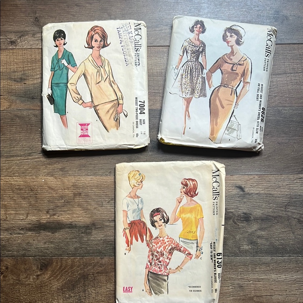 Vintage McCall's Sewing Patterns BUST 40